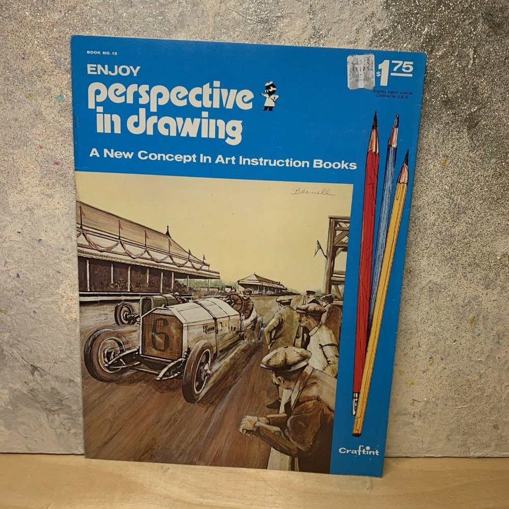 Vintage Craftint Enjoy Perspective in Drawing A New Concept in Art Instruction